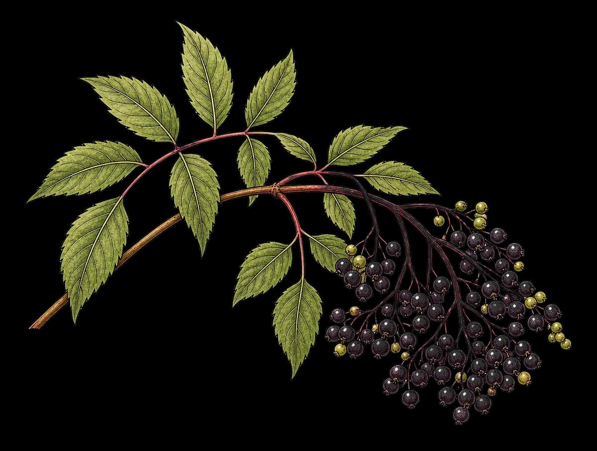 Black Elderberry Bush
